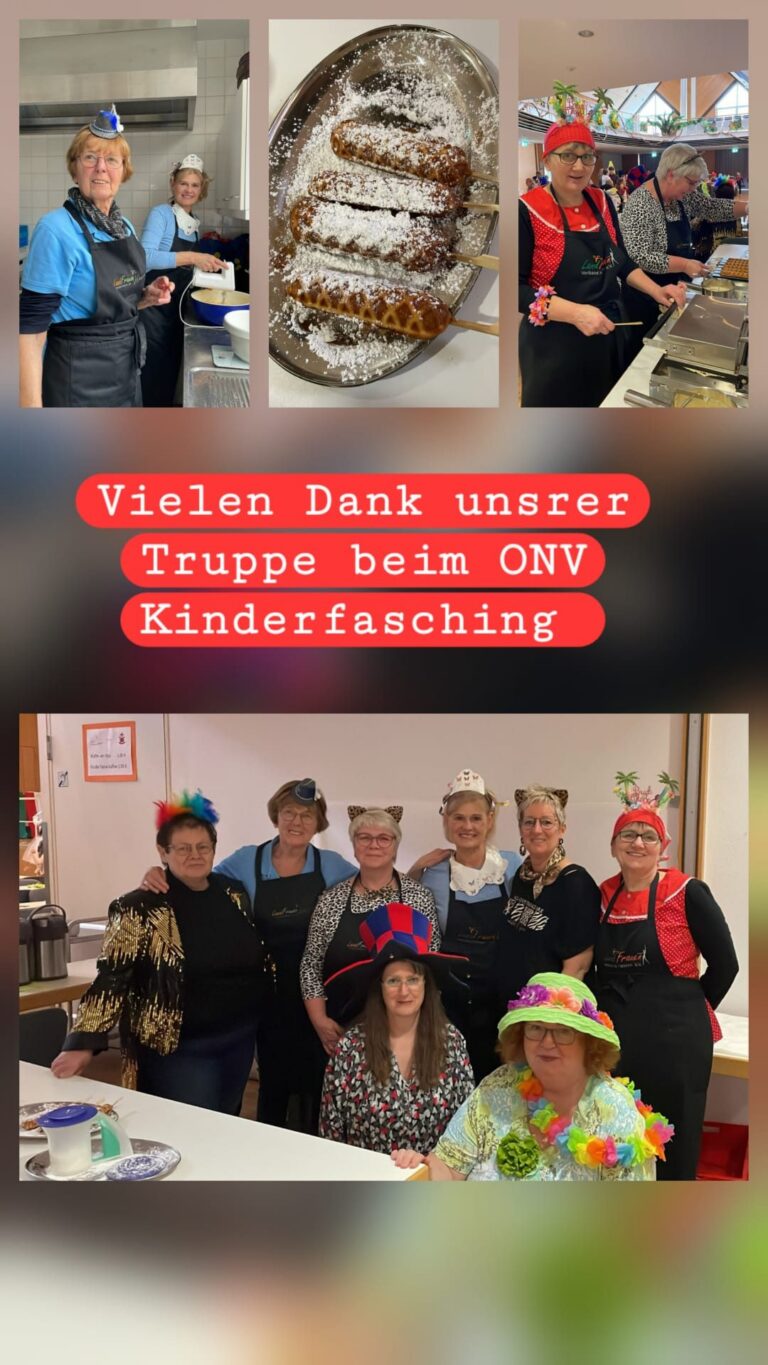 Waffelbacken bei der Kinderfastnacht des ONV (2026)